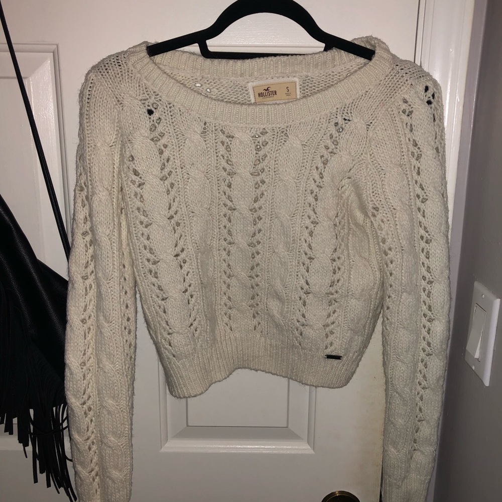 Hollister crop sweater